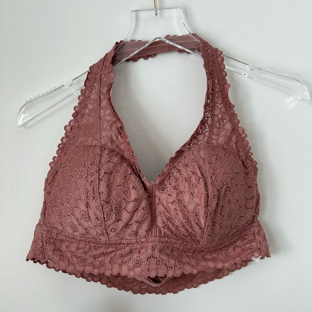Aerie halter lace bralette